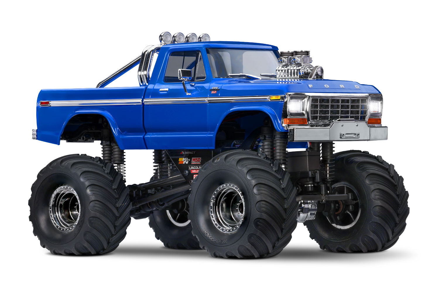 TRAXXAS TRX-4MT Ford F150 4x4 blau 1/18 Monstertruck RTR 98044-1