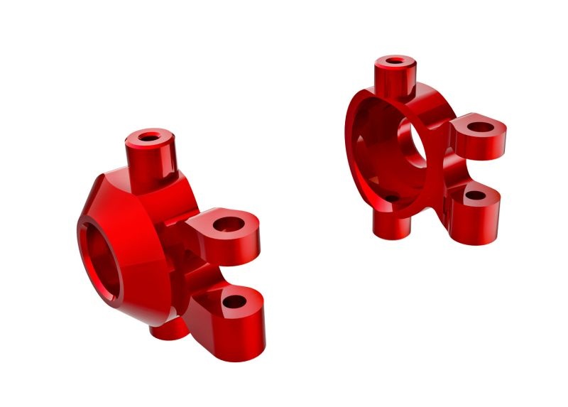 Traxxas Lenkhebel 6061-T6 Alu rot eloxiert l/r +KT 9737-RED