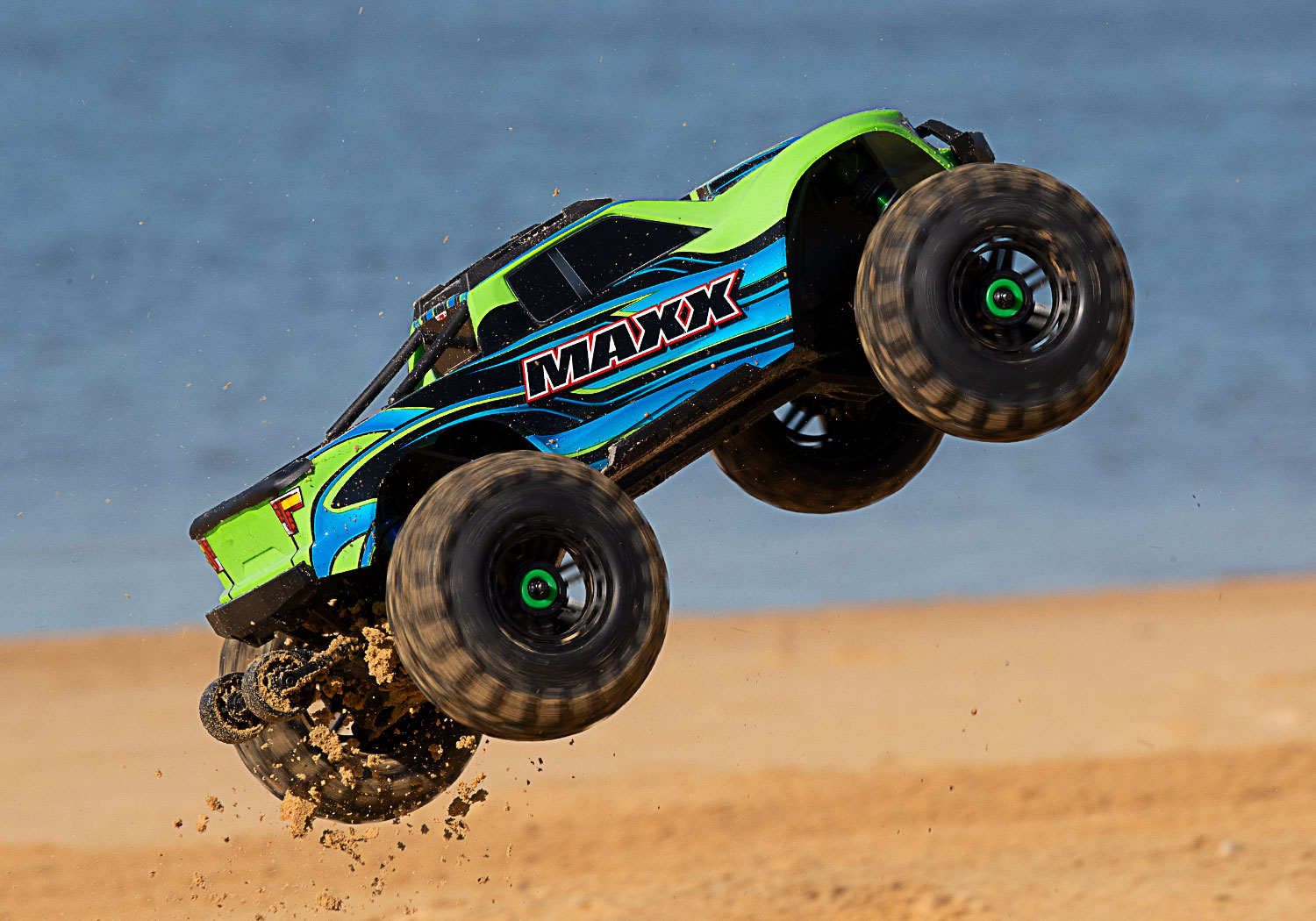 Traxxas Wide MAXX 4x4 Grün RTR VXL-4S Brushless Monstertruck ohne Akku/Lader 89086-4 - Abbildung 4
