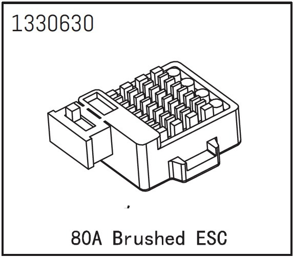 Absima Brushed Fahrtenregler 80A - Yucatan 1330630