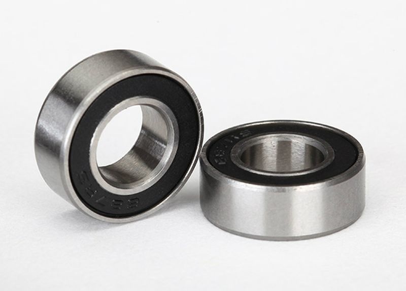 Traxxas Kugellager, schwarz, Gummidichtung (7x14x5mm) (2) 5103A