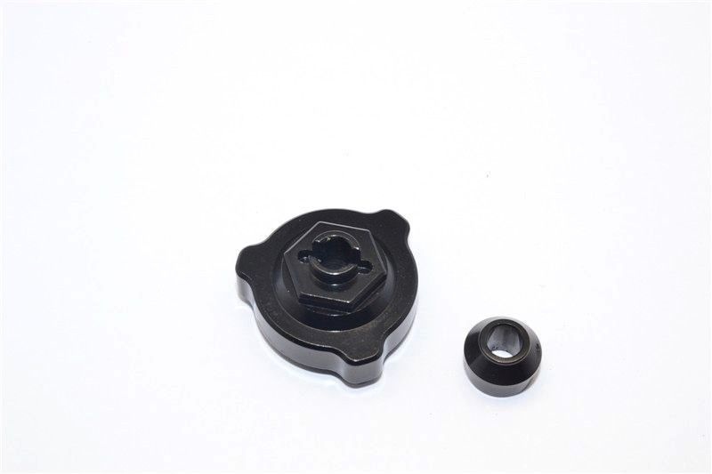 GPM Alu Slipper Adapter eloxiert schwarz Traxxas Slash 4x4