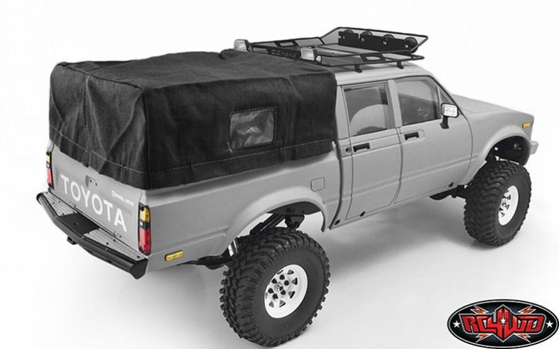 Bed Soft Top w/Cage for RC4WD Mojave II Four Door (Black) VVV-C0392
