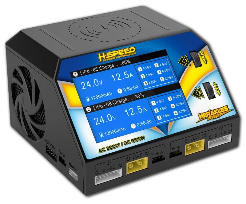 H-SPEED Herakles NEO AC/DC Dual-Ladegerät 300W HSP0016