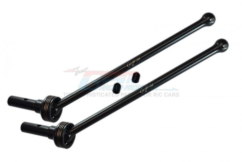 GPM Carbon Stahl CVD-Antriebswelle v/h schwarz GPM Traxxas Sledge SLE133F/RSBK