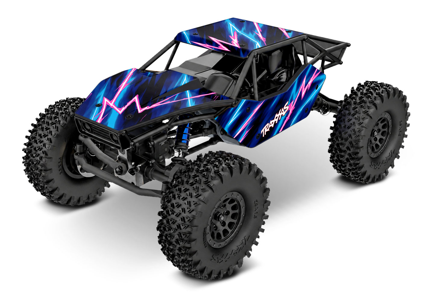 Traxxas TXC-4M Extreme Brushless Crawler 1/18 RTR blau RTR m. Akku&Lader 120074-1-BLUE - Abbildung 2