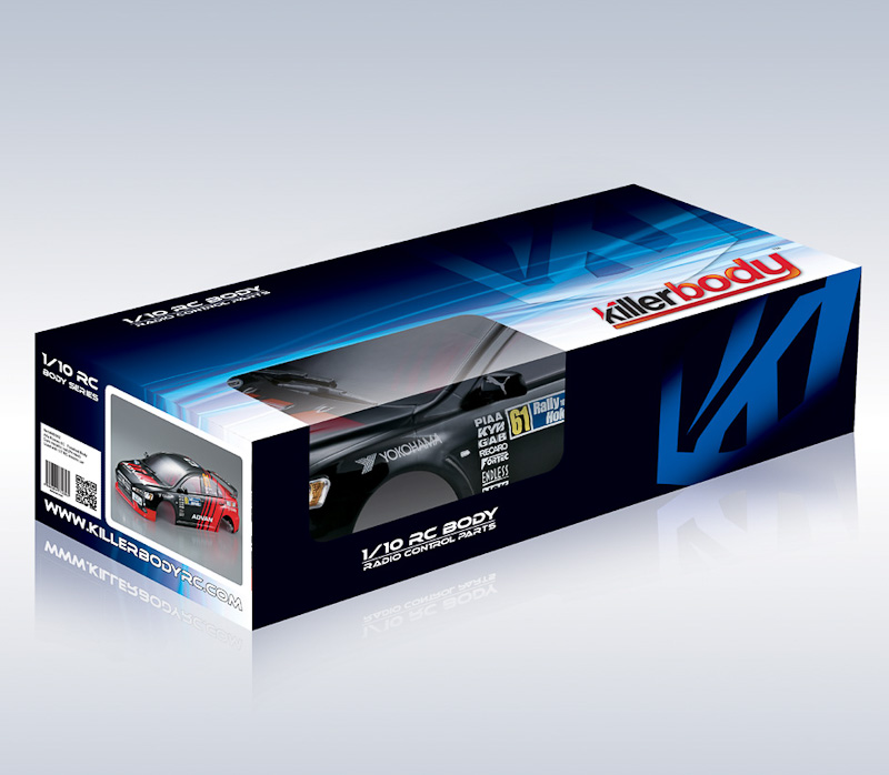 KB48002 Mitsubishi Lancer Evo X Karosserie Rally-Racing 190mm RTU