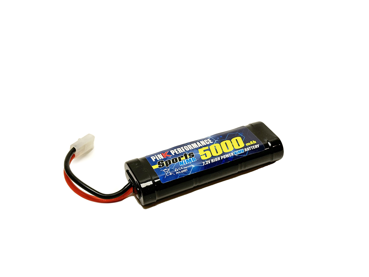 Pink Performance Sports NiMH Akku 7.2V-5000Mah (Tamiya) 139x48x25mm 440g PP2-5000T