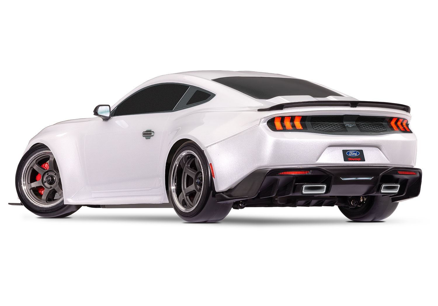 Traxxas 4-TEC Ford Mustang weiß 1/10 Drift RTR Brushed ohne Akku und Ladegerät 105237-4-WHT - Abbildung 2