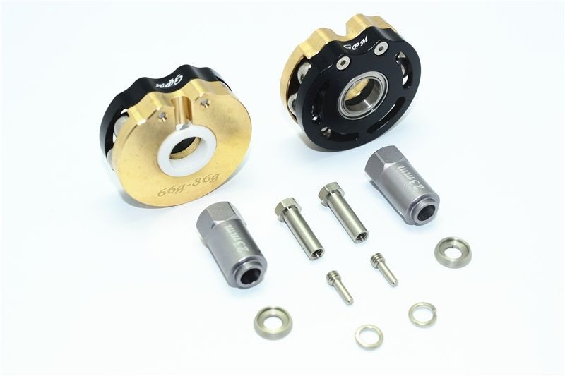 GPM Messing Radachsengewicht mit Hex +23mm (66-86g) Traxxas Traxxas4 & 6