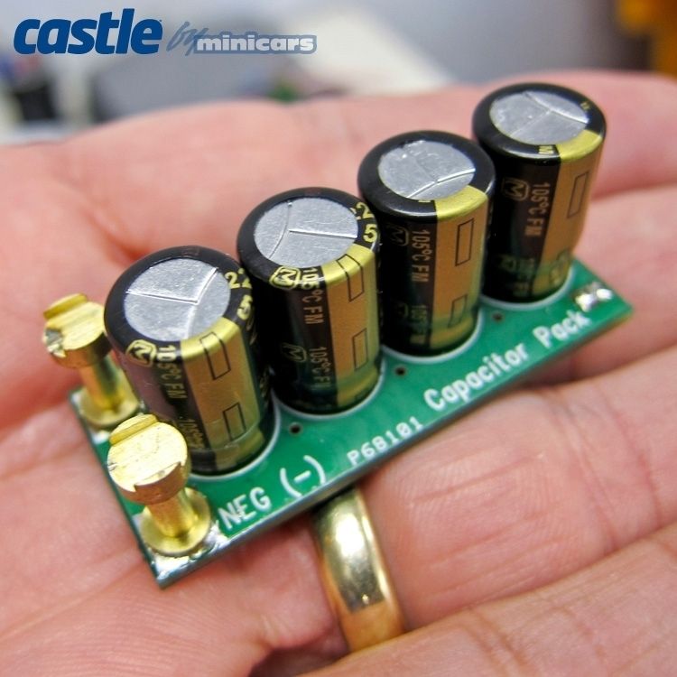 Castle CASTLE CREATIONS CAPACITOR PACK, 12S MAX (50.0V), 1100UF 011-0002-02