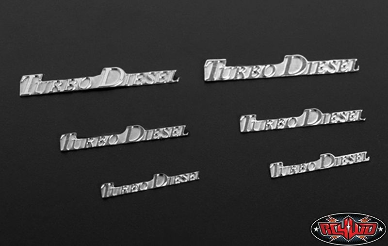 RC4WD 1/10 Turbo Diesel Emblem Set Z-S1132