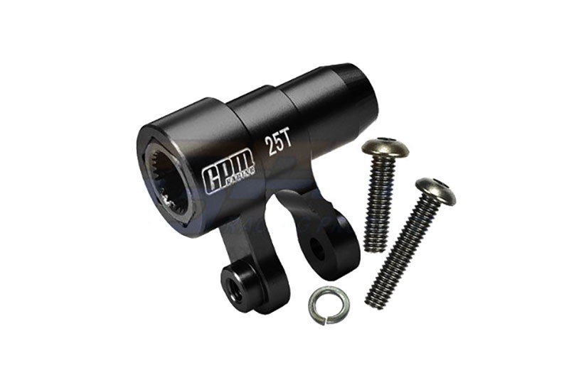 GPM Aluminium Servo Saver 25T schwarz TRX X-MAXX, XRT 2085 XRT025TSHBK