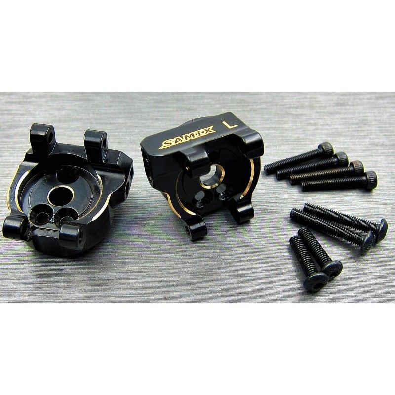 SAMIX Messing Radträger hinten schwarz für TRX TRX4 & 6 TRX4-4064 - Abbildung 1