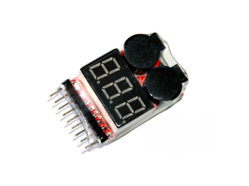 HRC LiPo Wächter Volt Checker und Alarm 1S-8S HRC9374 - Abbildung 1