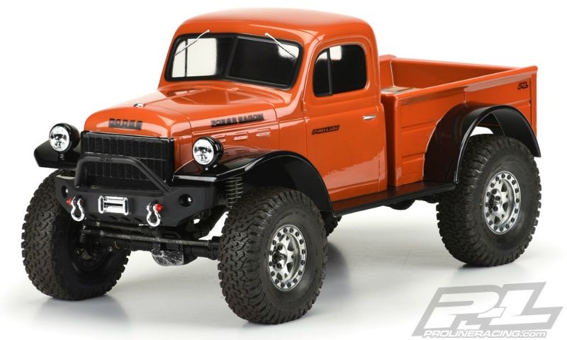 Pro-Line 1946 Dodge Power Wagon Karo klar für 12.3 (313mm) Radstand Scale Crawler 3499-00