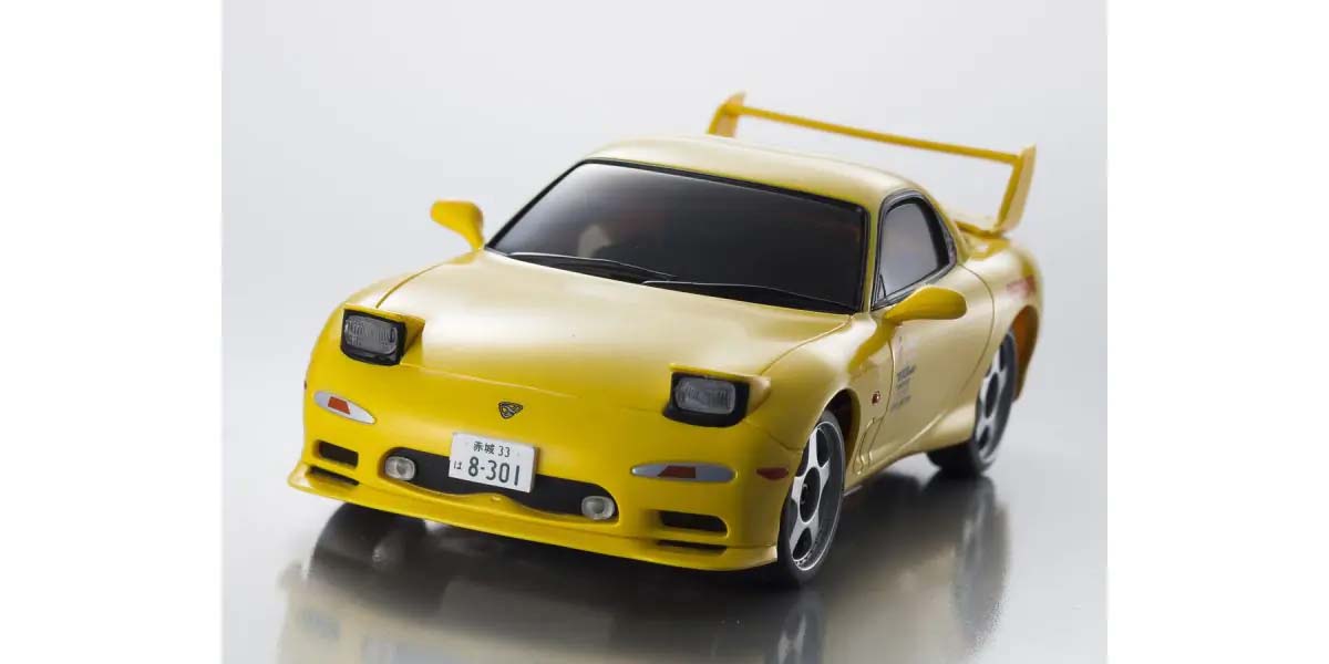 Kyosho First Mini-Z 1:28 Initial-D Mazda RX-7 FD3S Yellow 66603A