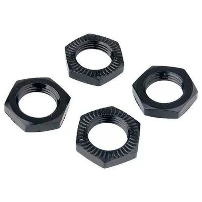 H-SPEED Alu 17mm Radmutter gezahnt schwarz HSPX088