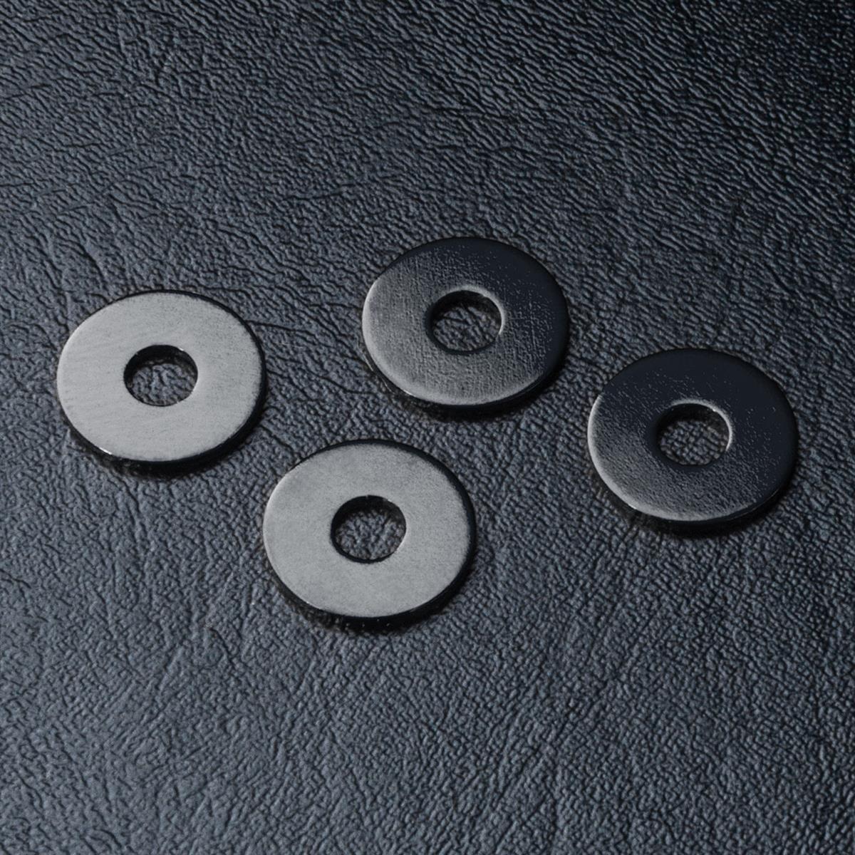 820049BK Radmitnehmer Distanzscheibe Alu 1.0mm schwarz (4 Stück)