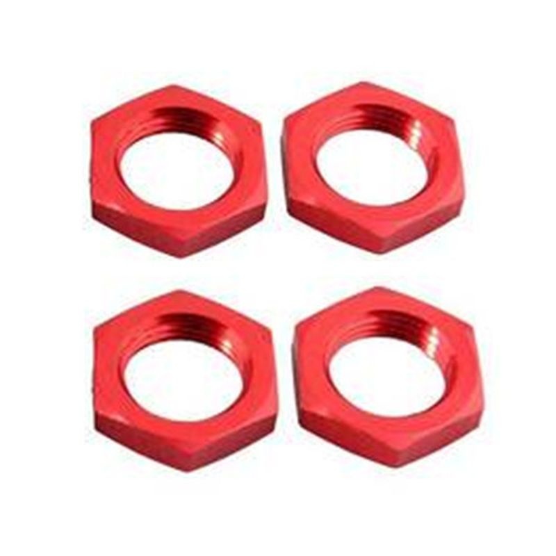 H-SPEED Alu 17mm Radmutter gezahnt rot HSPX086