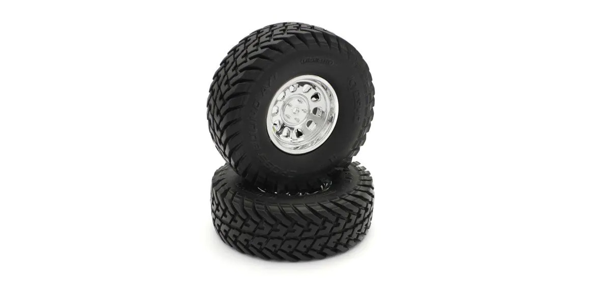 Kyosho Verklebte Reifen Outlaw Rampage Pro (2) Chrom OLTH001SM