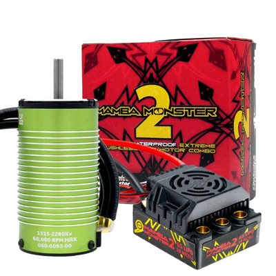 Castle Mamba Monster-2 Combo 1:8 25V WP ESC  1515-2200KV V2 Sensored Motor 010-0108-05