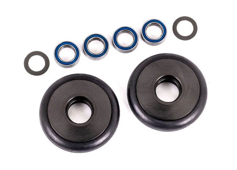 Traxxas Wheelie-Bar 6061-T6 Alu grau eloxiert +KT 9461T