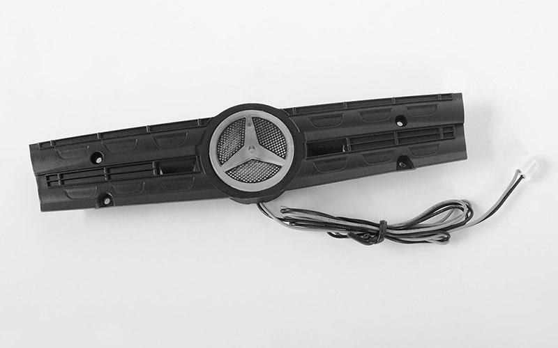RC4WD Grill Logo W/Light für Mercedes-Benz Arocs 3348 6x4 Tipper Truck (B) (VVV-C0532)