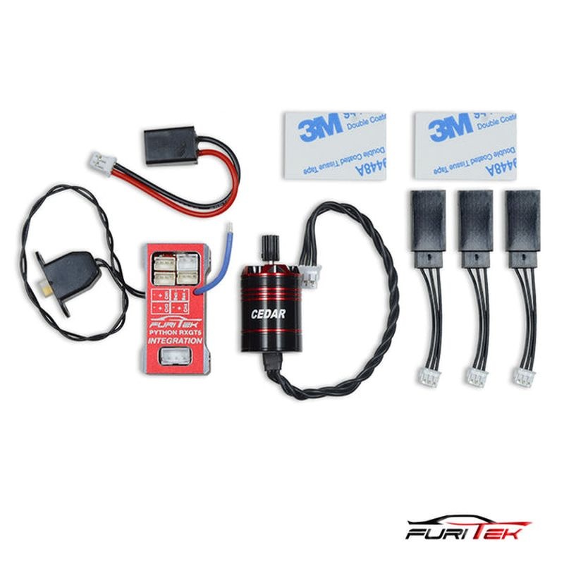 FURITEK Torpedo RXGT5 Brushless Power System integr. Flysky FS-GT5 für TRX-4M FUR-2566 - Abbildung 1