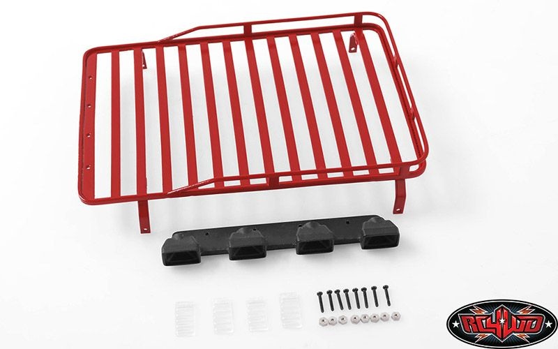RC4WD Roof Rack with Light Pods for 1/18 Gelande D90 (Red) VVV-C0280