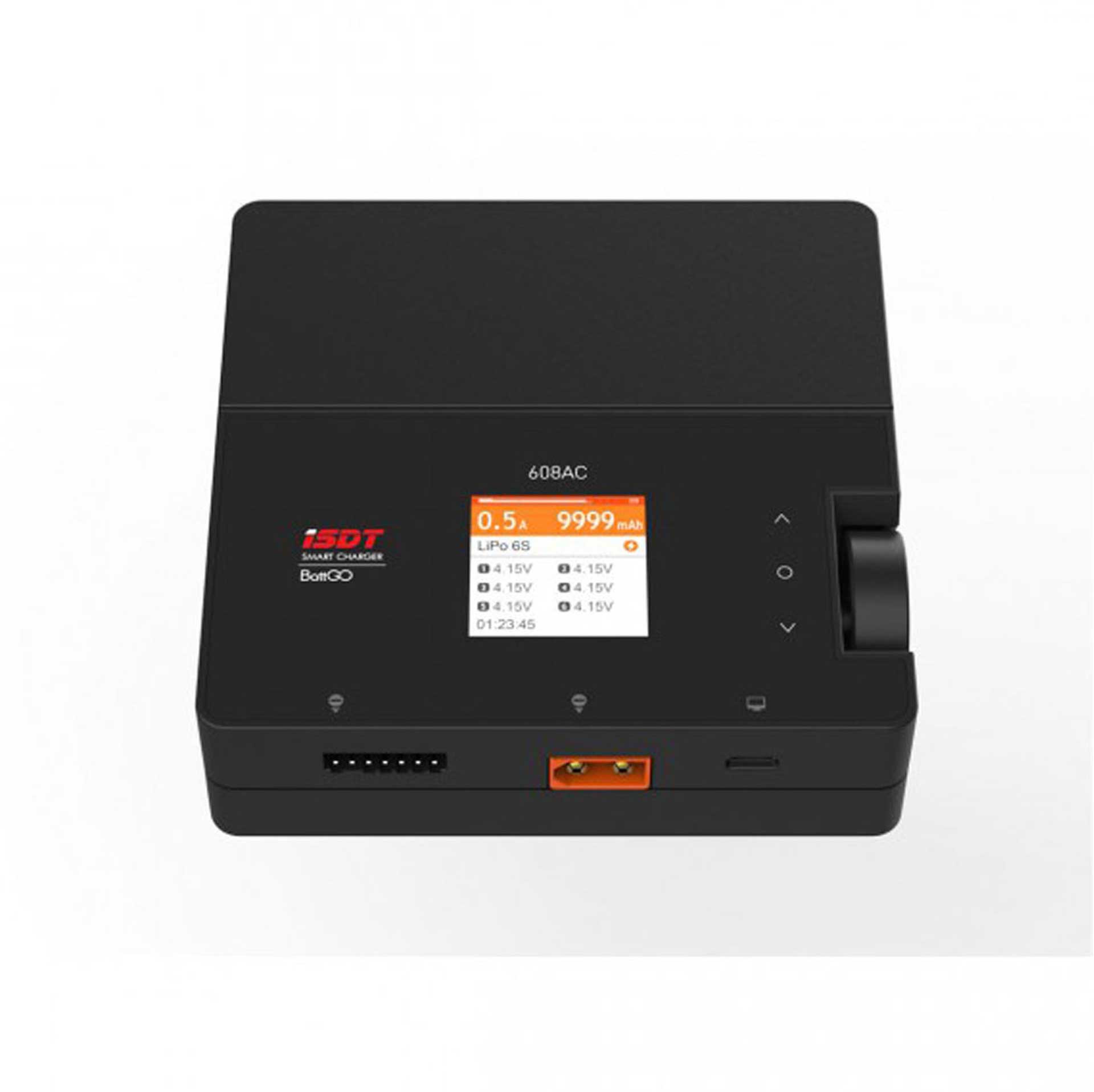 ISDT 608AC SMART CHARGER AC/DC 60/200W BATTGO™ READY -8Q 1-6S Ladegerät 608AC