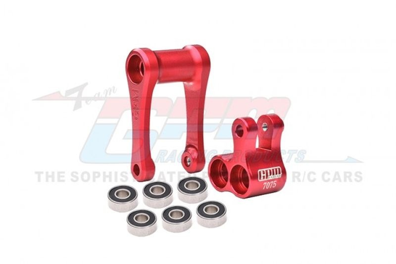 GPM ALU Knuckle & Pull Rod (größere Lager) rot 1/4 PROMOTO-MX MOTORCYCLE RTR FXR-LOS06000/60 MX030R