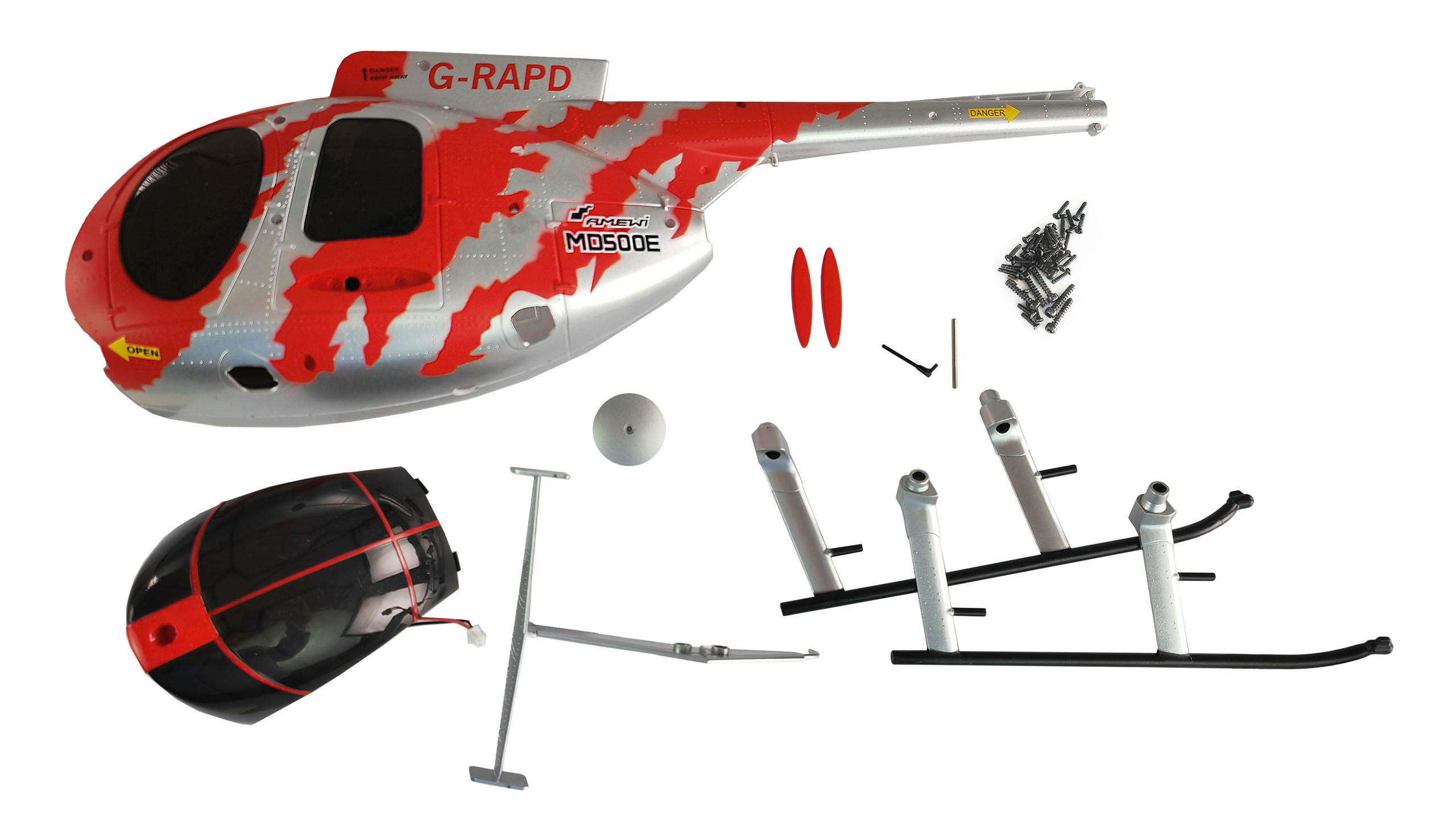 Amewi Rumpf MD500E Zivil 25334-35