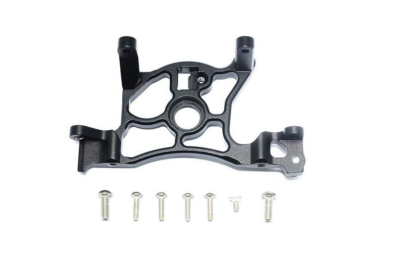 GPM Alu Motorhalter schwarz Traxxas Rustler 4x4
