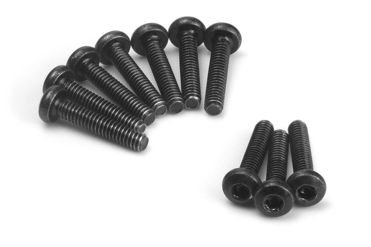 HPI Rundkopfschraube M2x10mm (Innensechskant/10St.) 161182