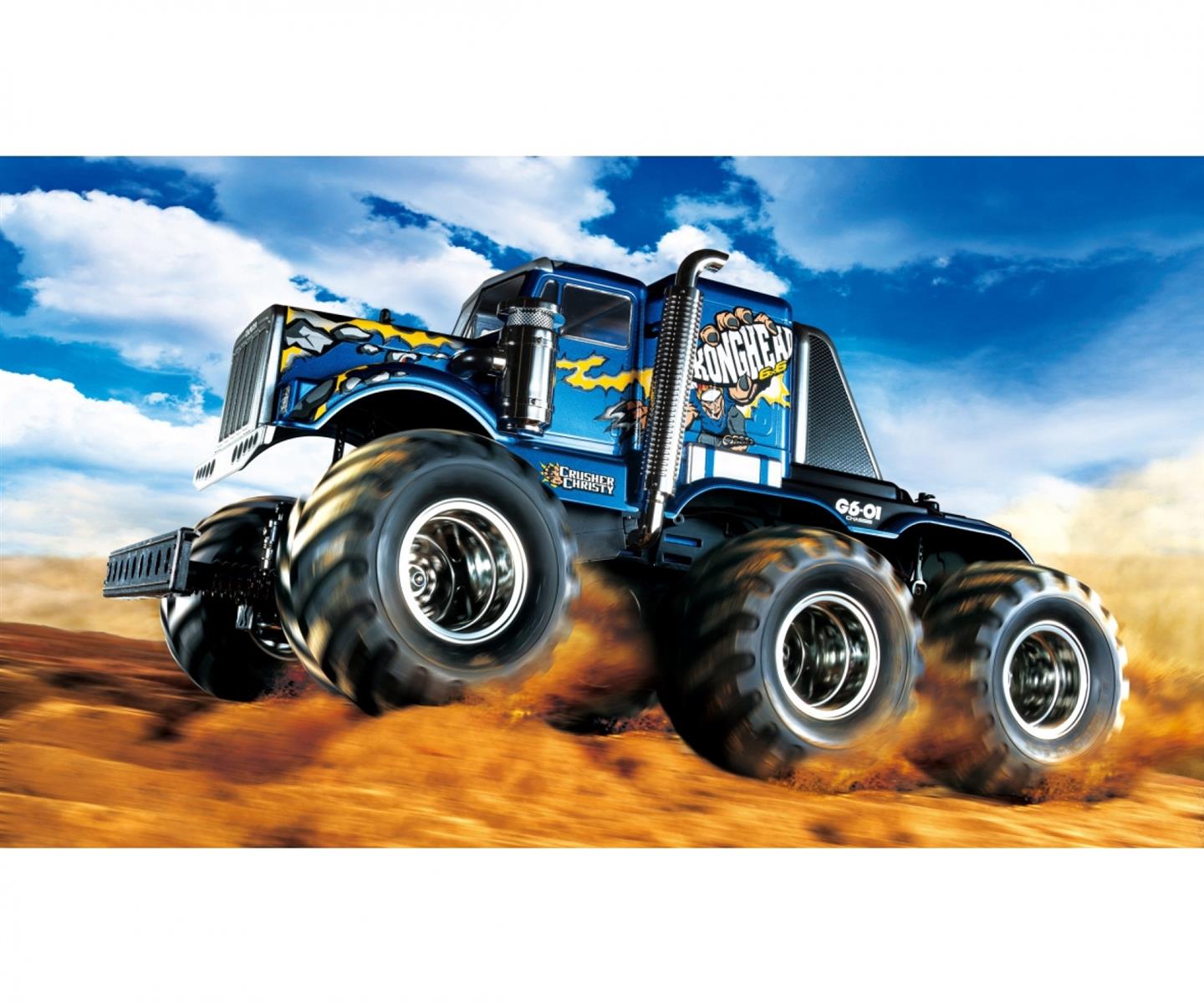 Tamiya 1:18 RC Konghead 6x6 G6-01 58646