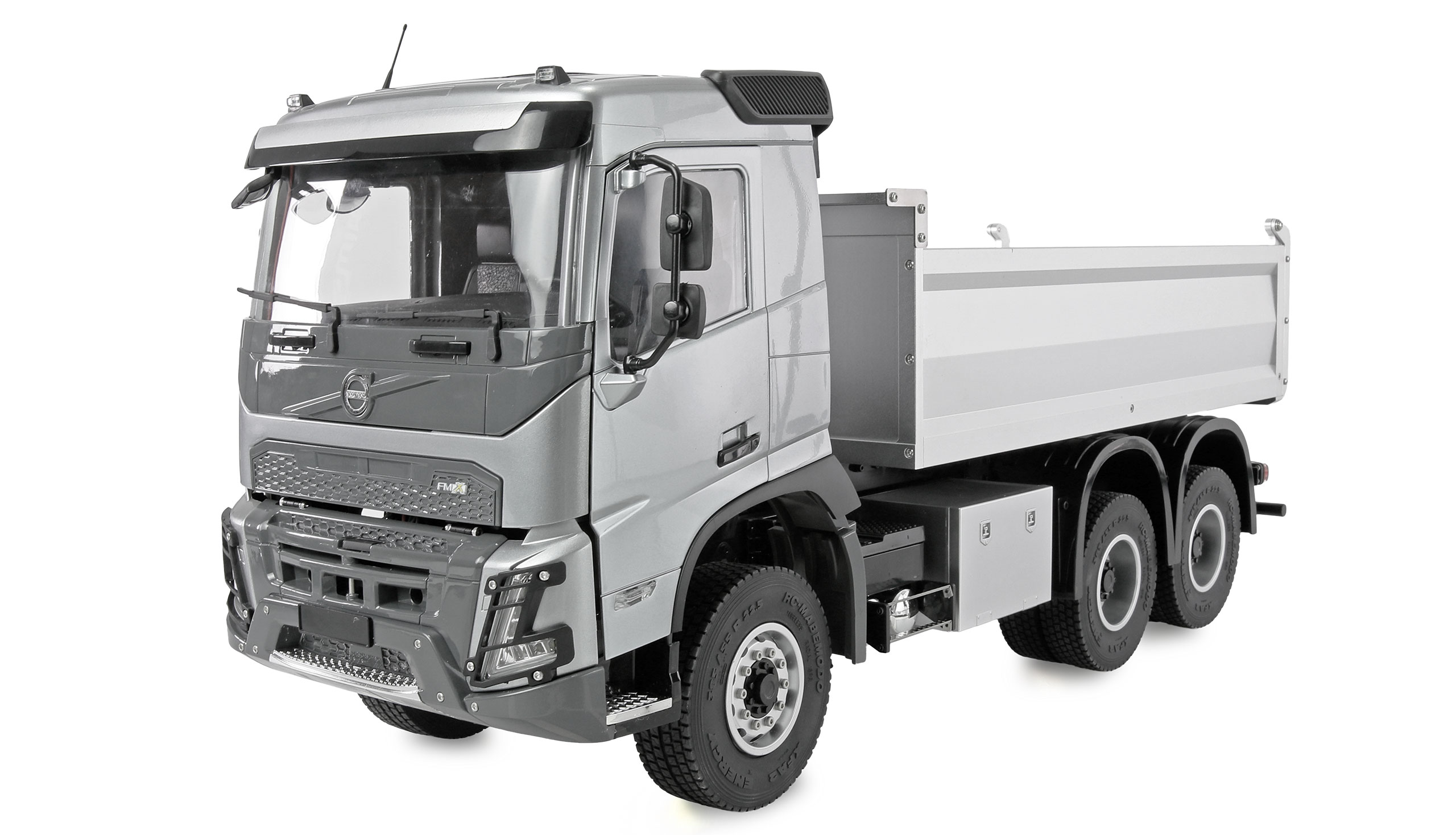 Amewi Volvo FMX E015 Muldenkipper 6x4 1:14 RTR silber 22730