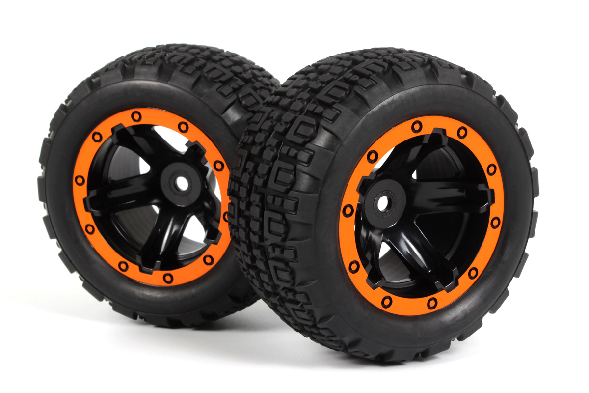 BLACKZON Slyder ST Reifen & Felgen montiert 2St. (Schwarz/Orange) 540197
