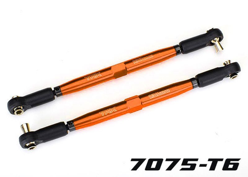 Traxxas Vorspurstange 7075-T6 Aluminium orange 157mm (2) X-Maxx 7748-ORNG