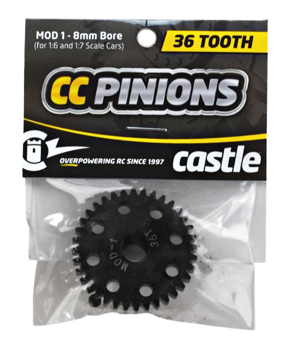 Castle Ritzel Stahl 36 Zähne Modul 1 - 8mm 010-0065-34
