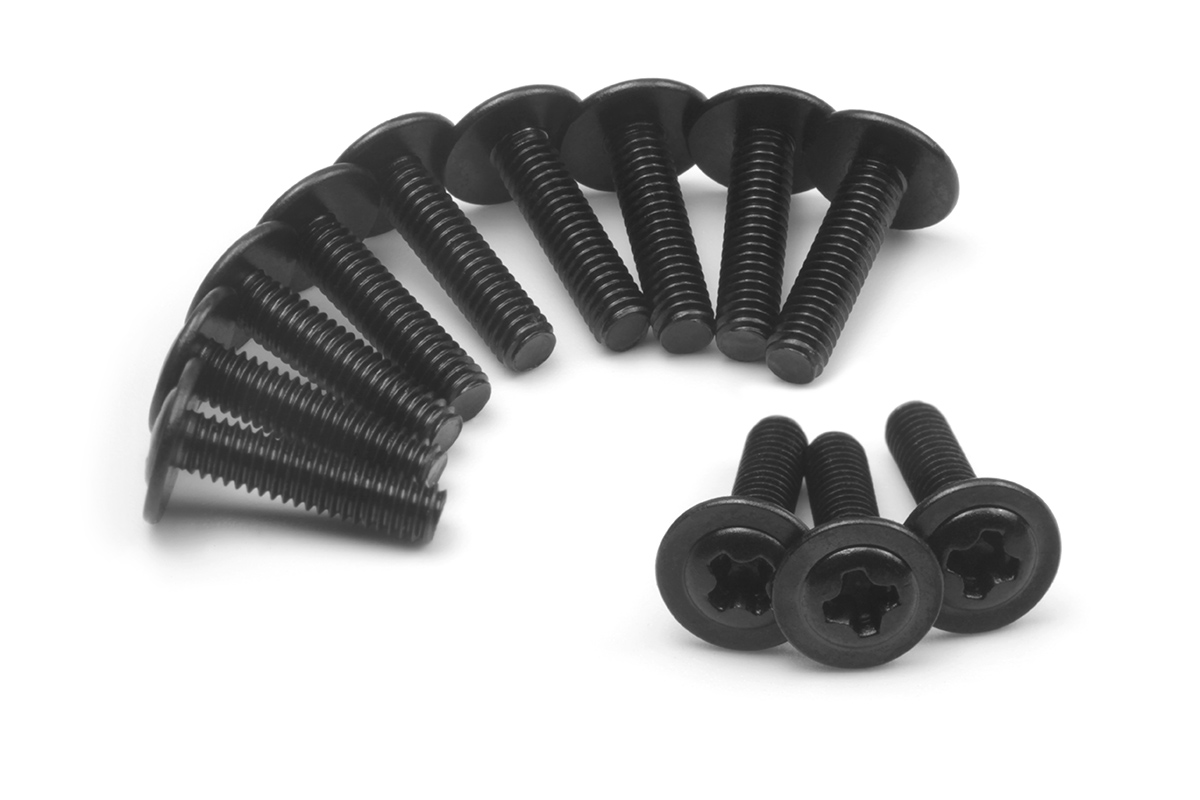 BLACKZON Rundkopf Schneidschrauben PWTHO 2.5x12mm 540357