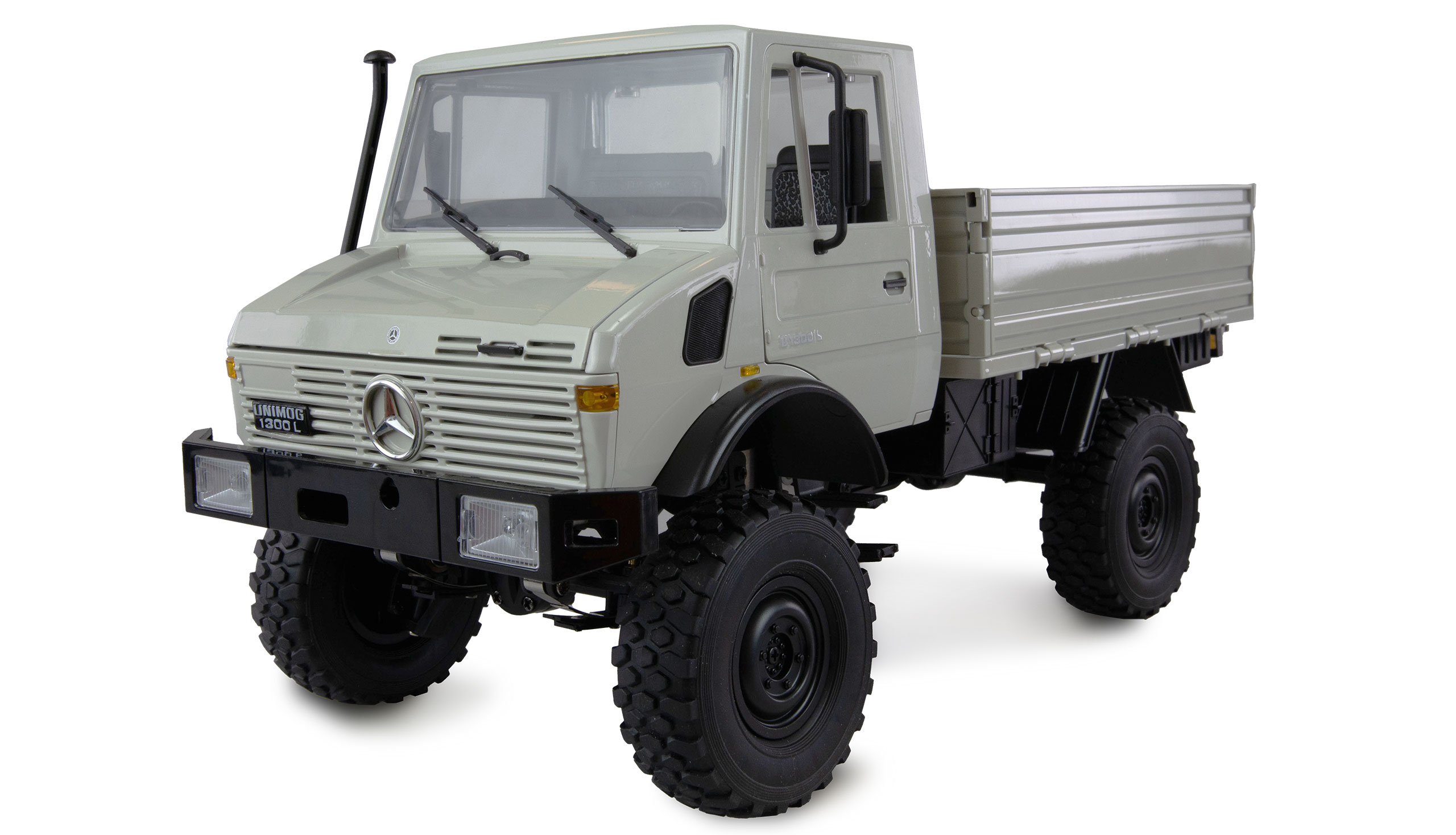Amewi Mercedes-Benz Unimog Basic 4WD 1:12 RTR hellgrau 22631