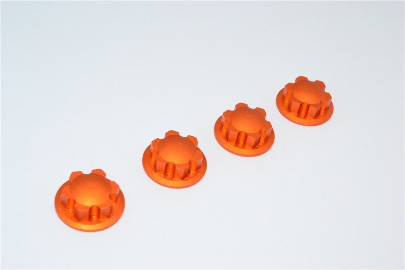 GPM Alu Radnabenverschluss orange (4 Stk.) Traxxas X-MAXX