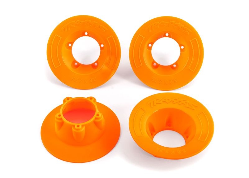 Traxxas Felgen-Abdeckung orange (4)  für 9572 Felgen 9569T