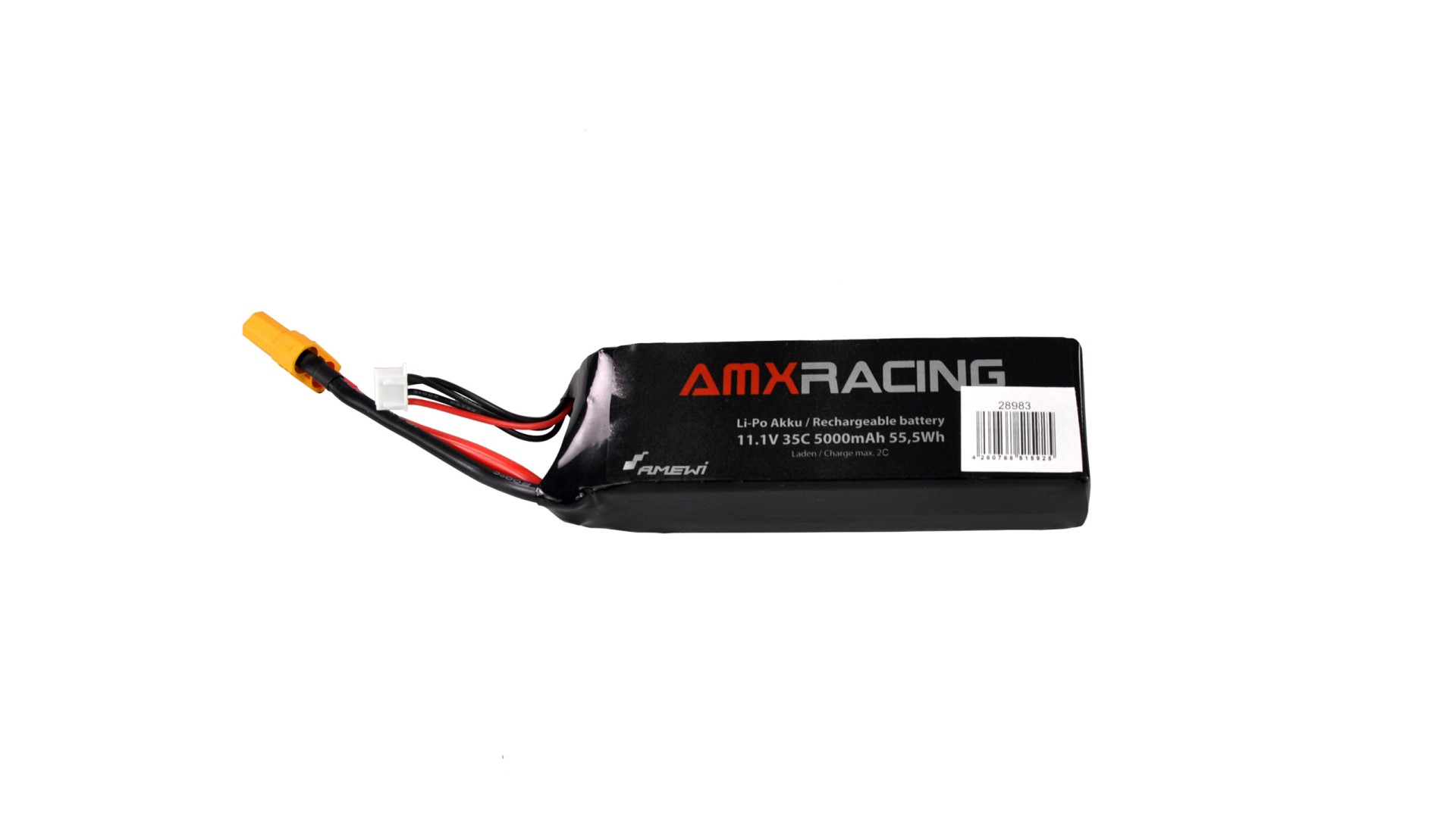Amewi AMXracing LiPo Akku 3S 11,1V 5000mAh 35C XT90 28983 - Abbildung 1