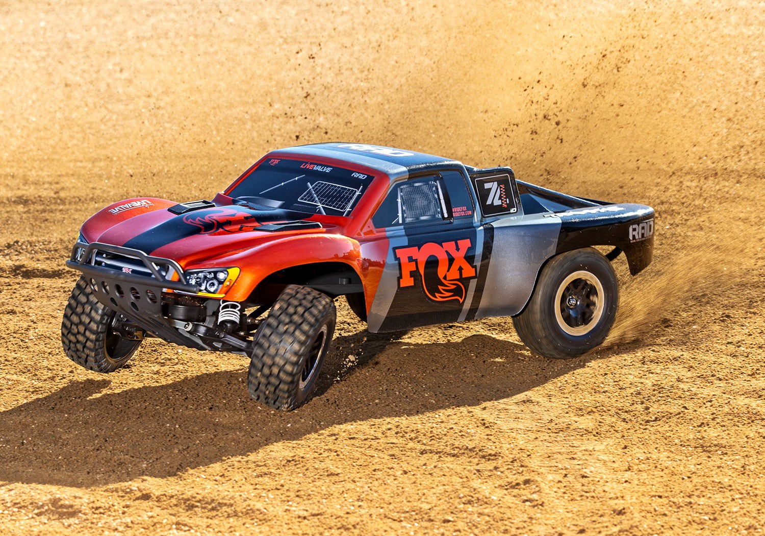 Traxxas Slash VXL 2WD FOX 1/10 Brushless HD Short-Course RTR Clipless 58376-74