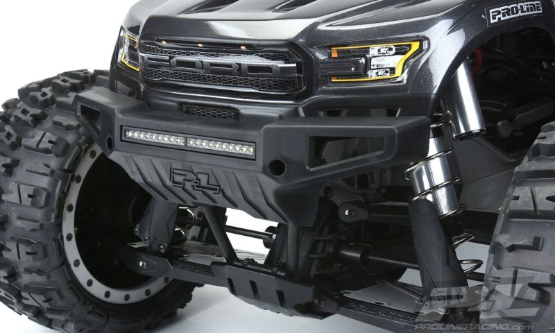 Pro-Line Armor Bumper vorn inklusive 4Zoll LED-Lichtbar für X-MAXX 6342-01 - Abbildung 1