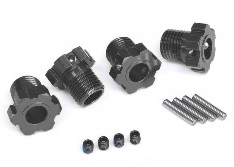Traxxas Radmitnehmer 17mm splined grau  8654-GRAY - Abbildung 1