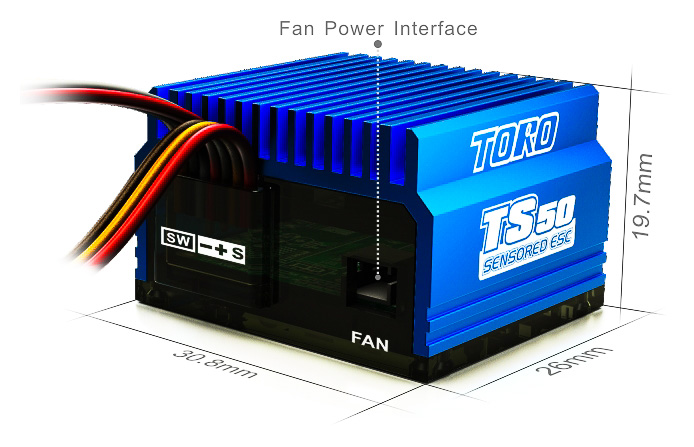 SkyRC Toro TS50 2s LiPo Regler SK-300060