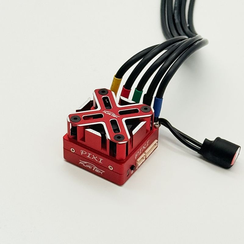 FURITEK PIXI Drift Red Edition mit WiFi Modul & Ventilator Sensor BL-System für 1/10 Rc Drift FUR-2732